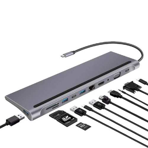 Adaptador Convertidor Mul Tipo C 11 En 1