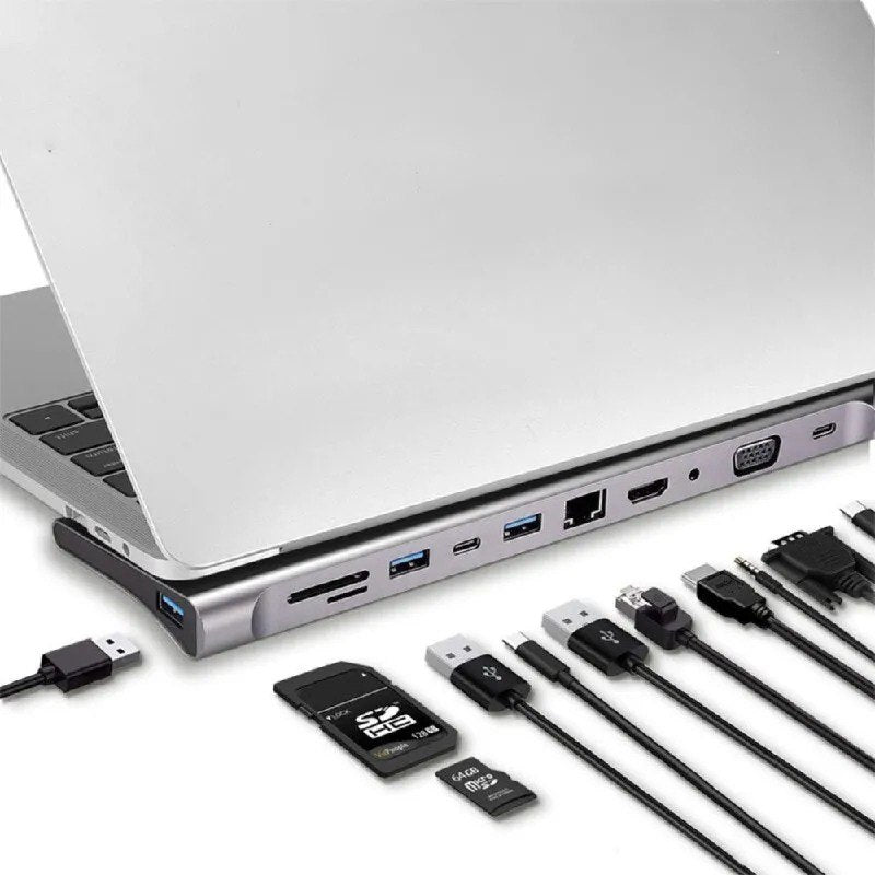 Adaptador Convertidor Mul Tipo C 11 En 1